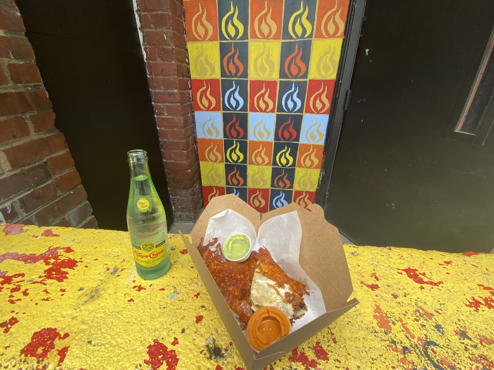 Fuego's tacos meal